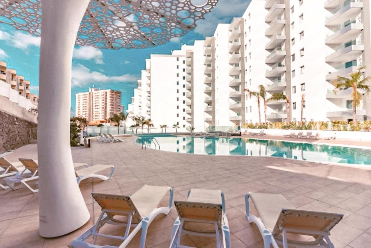 Ocean Garden, Ac, Sun Terrace, Heated Pool, Parking, Pp901 Apartment Costa Adeje  ภายนอก รูปภาพ